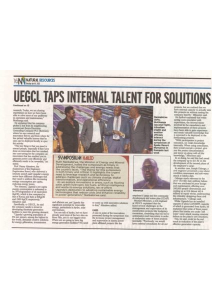 2025.4.8 UEGCL Taps Internal Talent For Solutions