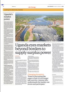 Uganda Eyes Markets Beyond Borders To Supply Surplus Power. DM 27.1.26