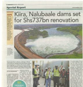 Kiira, Nalubaale dams set for Shs737bn renovation