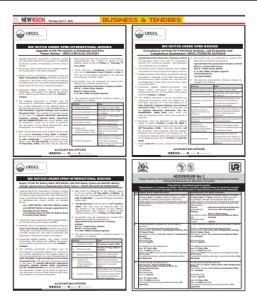 UEGCL Open International Bidding and Consultancy Notices